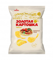 Чипсы ЗОЛОТАЯ КАРТОШКА 120г Вареные раки 1*20
