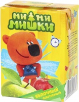 Нектар МИ-МИ-МИШКИ 0,2л Яблочный осветленный т/п 1*18