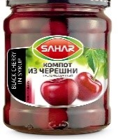 Компот из черешни SAHAR 660г ст/б 1*12