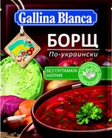 Суп ГАЛИНА БЛАНКА 46-50г борщ по-украински 1*24 код.5828