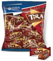 Конфеты TIRA® глазированные с дроблеными какао-бобами 1*4