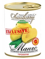 Манго SUNBERRY 580мл половинки в натуральном соке Премиум ж/б 1*24