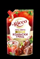 Кетчуп МИСТЕР РИККО 550г Колбаски гриль д/пак 1*12