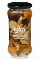 Ассорти грибное ISKA 350гр маринованное 1*12