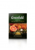 Чай GREENFIELD Сицилиан Цитрус 1,8г*20 черный с добавками 1*8 код.1158-08