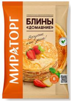 Блины МИРАТОРГ 400г Домашние зам 1*12