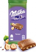 Шоколад МИЛКА 80/85г молочный фундук 1*20