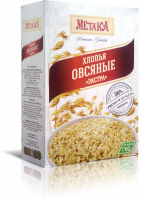 Хлопья овсяные МЕТАКА экстра 400г 1*10
