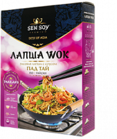 Лапша рисовая СЭН СОЙ WOK по-тайски с соусом PAD THAI и кунжутом 235г 1*6