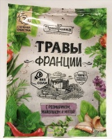Приправа ТРАВЫ ФРАНЦИИ 10г с розмарином, майораном и мятой 1*30