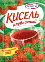 Кисель ТРАПЕЗА 100г Клубника 1*22