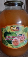 Сок МОСТОВСКИЕ СОКИ 3л яблочно-абрикосовый осветленный ст/б 1*4