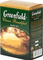 Чай GREENFIELD Classic Breakfast 100г черный лист 1*14 код 0353-14