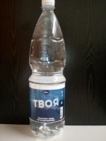 Вода питьевая ТВОЯ 1,5л негаз. пл/б 1*6