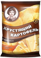 Чипсы ХРУСТЯЩИЙ КАРТОФЕЛЬ 40г в ломтиках сыр 1*30 арт.ВЧ804