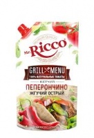 Кетчуп МИСТЕР РИККО Grill Menu 350г Сладкий черри д/пак 1*16
