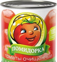 Томаты ПОМИДОРКА 850мл очищенные 1*12