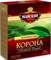 Чай МАЙСКИЙ Корона Российской Империи 100*2г черный цейлонский 1*6