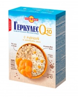 Каша РУССКИЙ ПРОДУКТ МОМЕНТ 5*50г Геркулес Q10 с курагой и семенами чиа 1*8