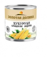 Кукуруза ЗОЛОТАЯ ДОЛИНА 340/425мл 1*24