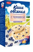 Каша УВЕЛКА 5*40г овсяная с черникой 1*12 арт.721