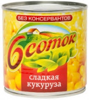 Кукуруза ШЕСТЬ СОТОК 425мл 1*12