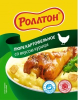 Пюре РОЛЛТОН 34г со вкусом курицы 1*28