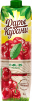 Нектар ДАРЫ КУБАНИ 1л Slim вишня яблоко 1*6