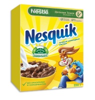 Завтрак сухой NESTLE NESQUIK 220гр молочный шоколад к/уп 1*16
