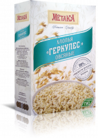 Хлопья овсяные МЕТАКА геркулес 400г 1*10