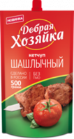 Кетчуп МАХЕЕВЪ 500г Шашлычный Добрая хозяйка д/пак 1*10