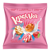 Карамель Кремка Ассорти 180г 1*16 РНК515