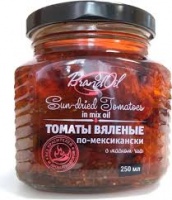 Томаты BRAND OIL 250мл вяленые по-мексикански с маслом чиа ст/б 1*12