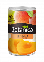 Персики BOTANICA 425мл половинки ж/б 1*24