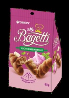 Печенье MR. BAGETTI 80г затяжное чеснок и базилик 1*16