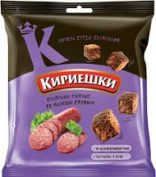 Сухарики КИРИЕШКИ 40-50г салями 1*60 арт.БС102