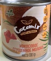 Молоко сгущенное COCOMIX кокосовое 330г ж/б 1*12