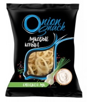 Снеки картофельные ONION SNACK Луковые кольца 40гр сметана лук 1*22
