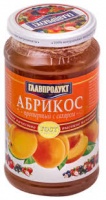 Абрикос протертый ГЛАВПРОДУКТ 550г с сахаром ст/б 1*12