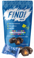 Финики FINDI BLACK 150г с миндалем в шоколадной глазури  1*15