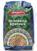 Чечевица красная НАЦИОНАЛЬ 450г в/с 1*6