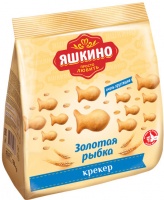 Крекер ЯШКИНО ЗОЛОТАЯ РЫБКА 180г 1*16 код.КГ241