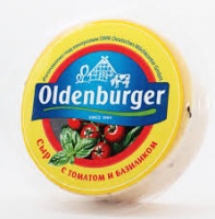 Сыр OLDENBURGER 350г 50% с томатами и базиликом 1*12