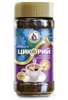 Цикорий РУССКИЙ ЦИКОРИЙ 130г молотый натуральный растворимый ст/б 1*12