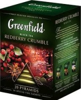 Чай GREENFIELD Redberry Crumble 20*1,8г черный пак 1*8 код1134-08