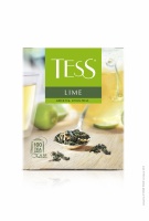 Чай TESS Lime 100*1,5г зеленый c доб. 1*9 код0920-09