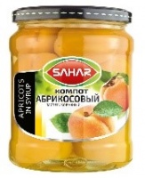 Компот из абрикосов SAHAR 660г 1*12
