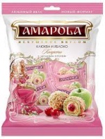 Конфеты АМАПОЛА 120г  Клюква и Яблоко 1*6