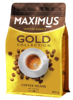 Кофе Maximus 900г Gold Collection жареный зерно м/у 1*4