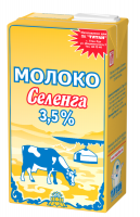 Молоко СЕЛЕНГА 3,5% 0,95л т/п 1*12 